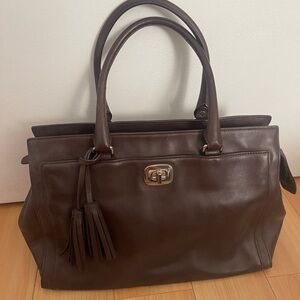 Coach leather bag